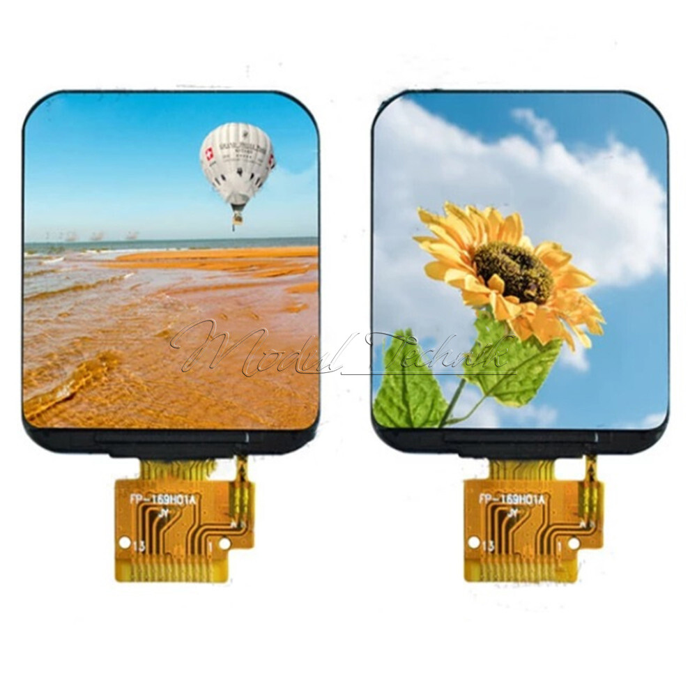 1.69″ inch 240*280 Serial IPS / 8_Bit MCU TFT LCD Module Display Screen Panel-