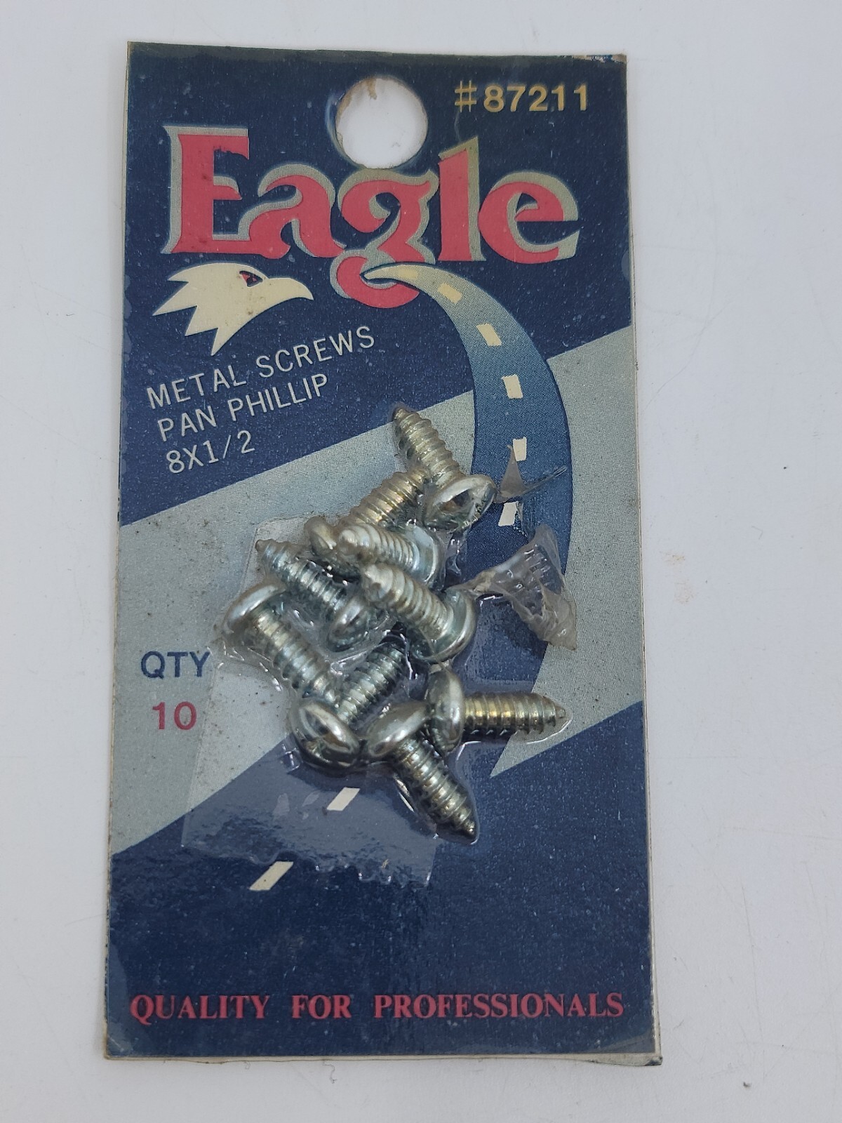Eagle #87211 Metal Specialty Screws Pan Phillip 8×1/2 Qty 10 Pack Zinc Plated