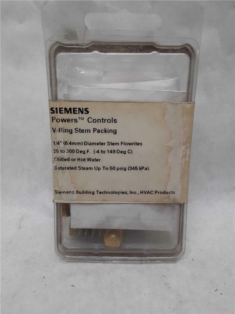 Siemens 591-501 V-Ring Stem packing 1/4″ (6.4mm) Diameter Stem Flowrites 010417