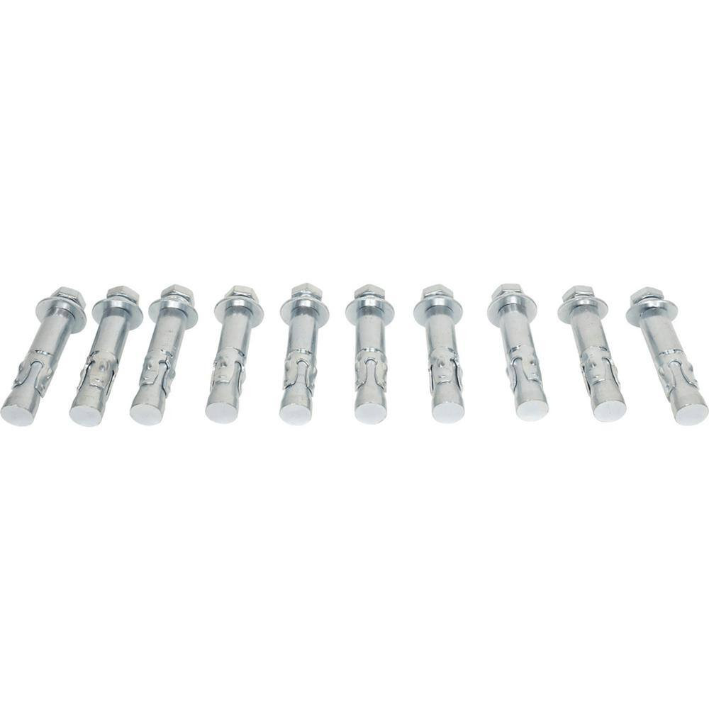 Standard Anchor Bolt Kit with Fasteners for 2 Post Car Lifts with up to 10000 Lb