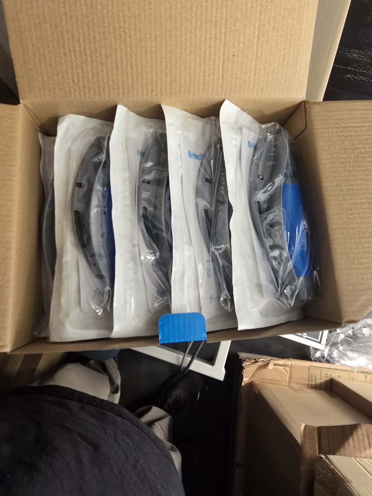 10 Fiber Optic Laryngoscope Handles+Blade Mac 3