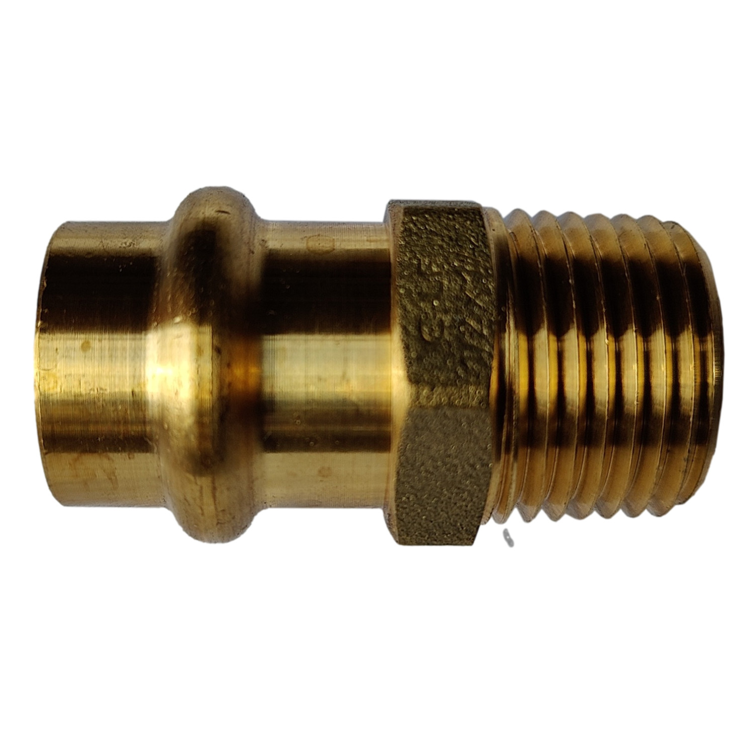 10 Pieces 1/2″ Propress Male Adapter, Lead Free Brass, 1/2″ Press Fit Male