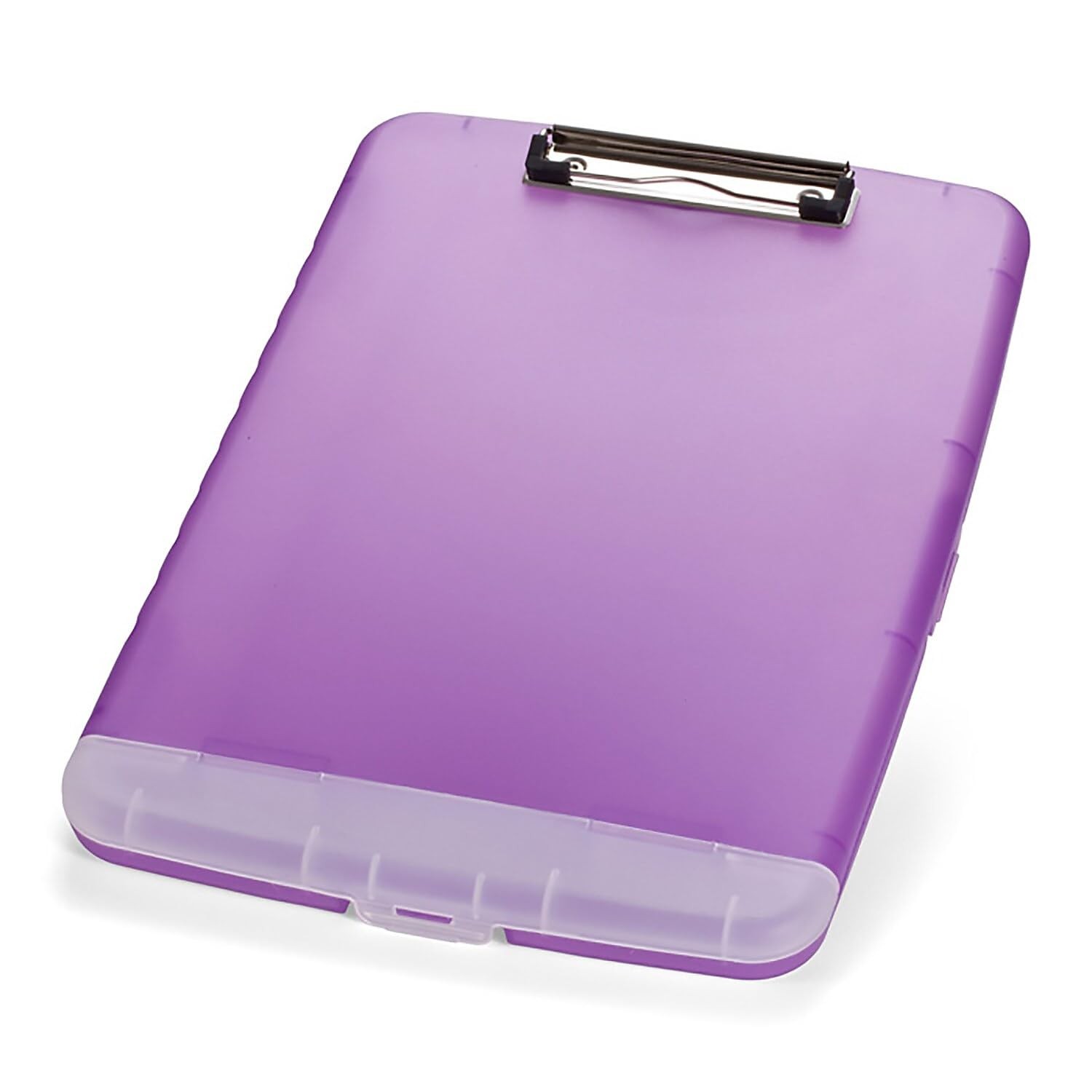 Officemate Slim Clipboard Storage Box, Purple (83305) (1 Clipboard)