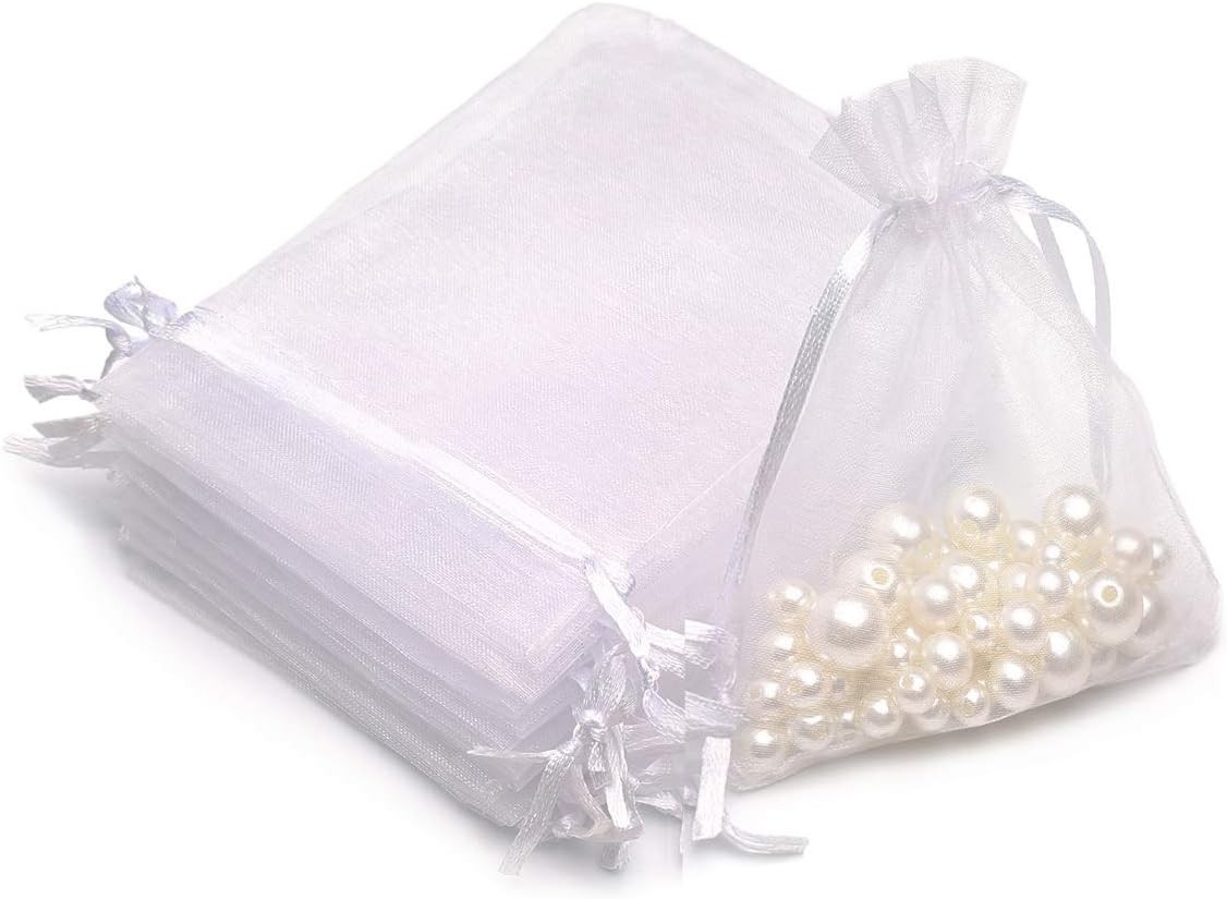 300pcs Small Plastic Jewelry Bags, 3 Sizes Clear Zipper Baggies for Beads Pill