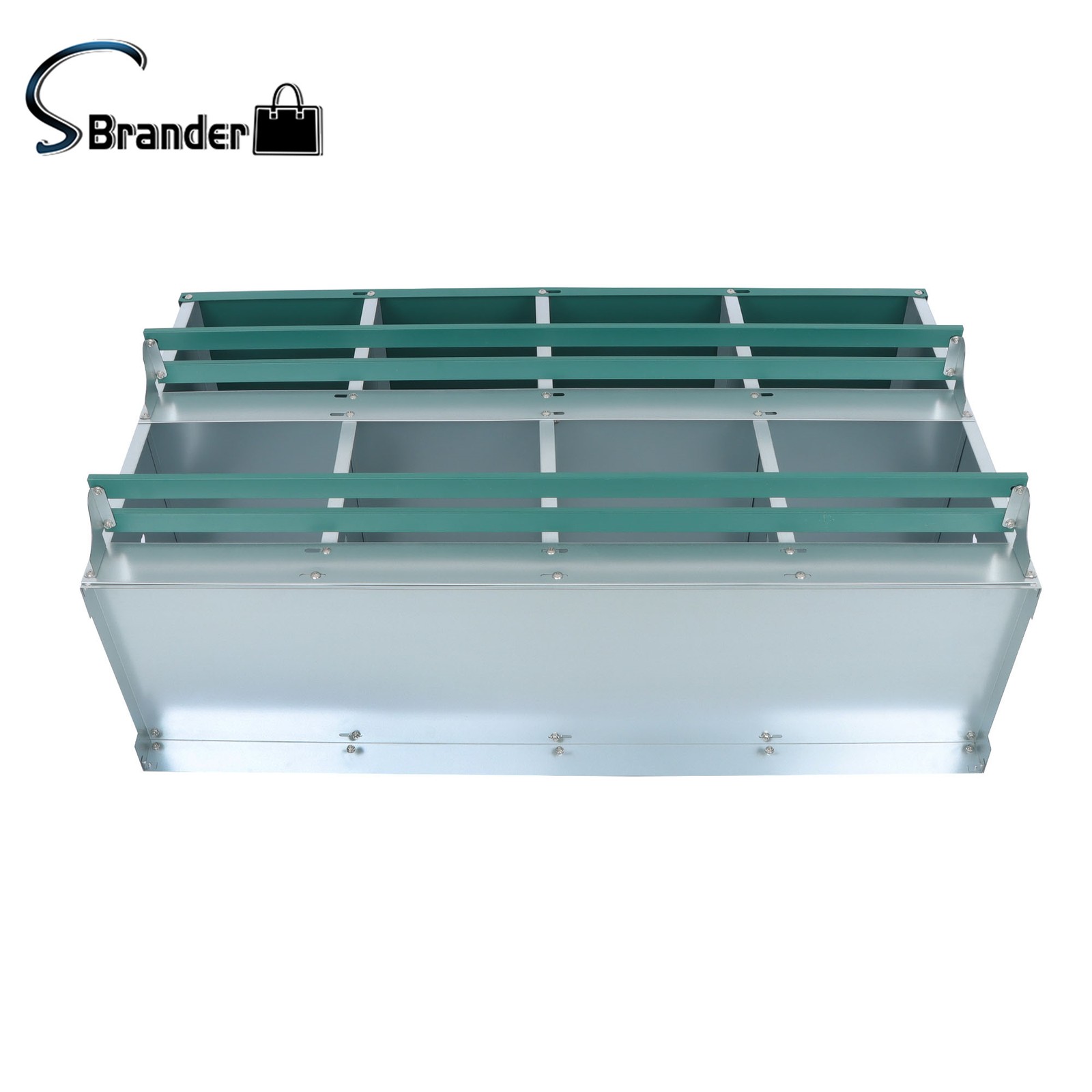 Easy To Install 8 Hole Metal Chicken Nesting Boxes For Chicken Hens Laying Eggs