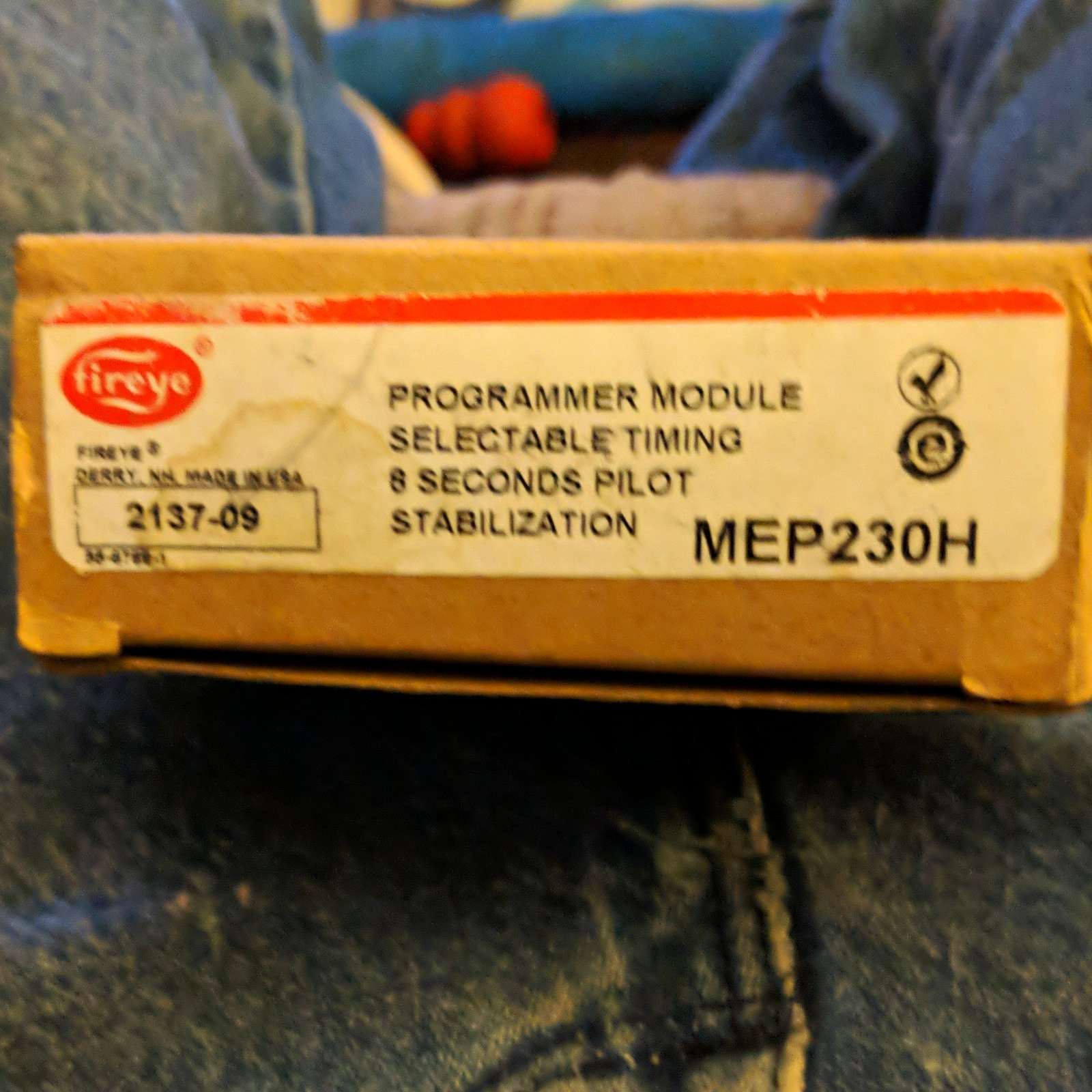 Fireye Programmer Module MEP230H Selectable Timing 8 Sec Pilot Stabilization