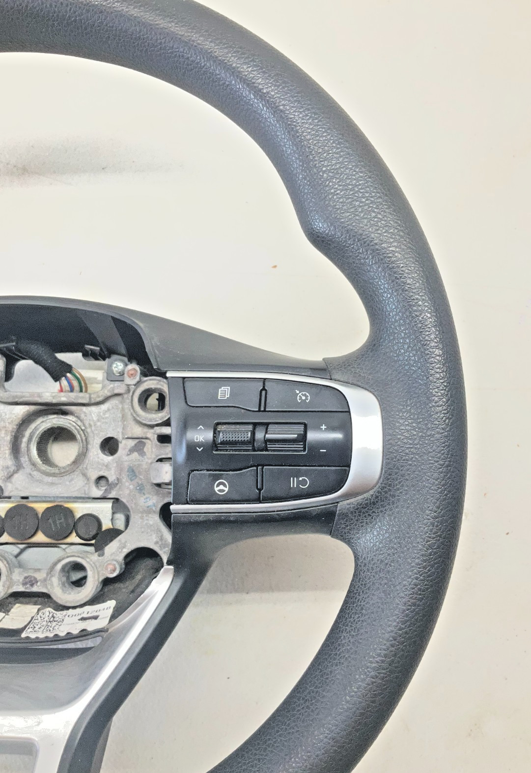 OEM Kia K5 Leather Steering Wheel Switch Buttons Black 2021-2024 Q001204B