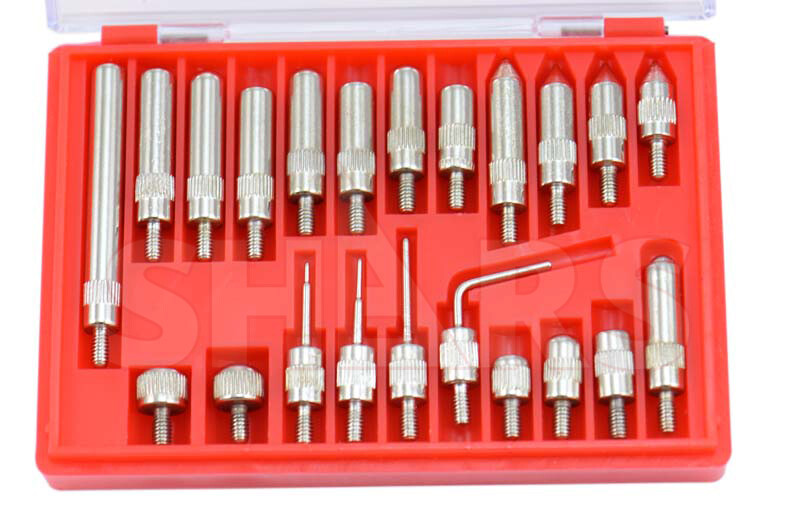 SHARS PREMIUM 22PC DIAL / DIGITAL INDICATOR END TIP POINT SET NEW !}
