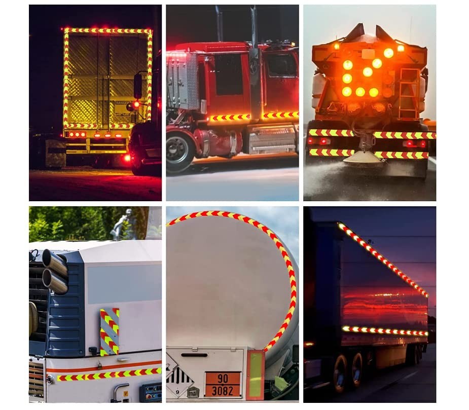 Multi-Color Waterproof Reflective Tape – 2″ x 32.8′ for Enhanced Night Safety