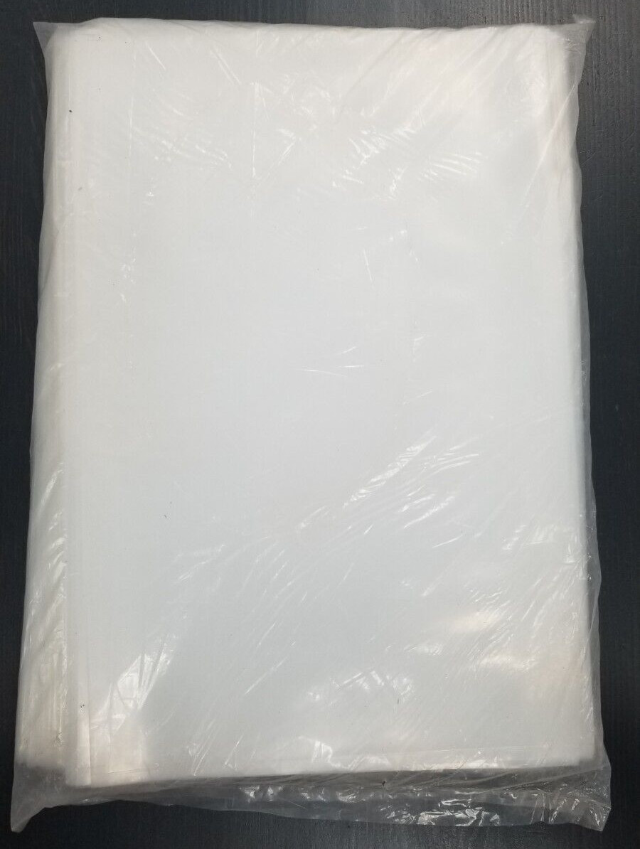 8 X 12 Clear Poly Bags 4 mil Flat Open Top Industrial Plastic LDPE 100pcs