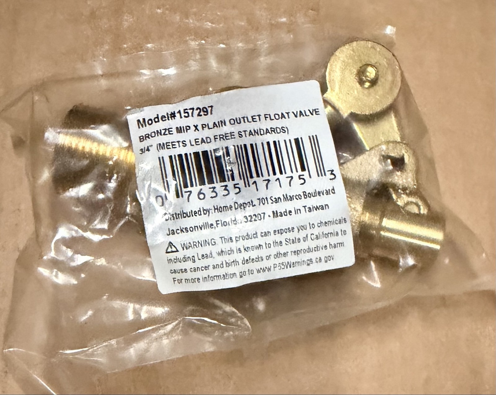 3/4″ Bronze MIP Plain Outlet Float Valve Water Tank lot of 10