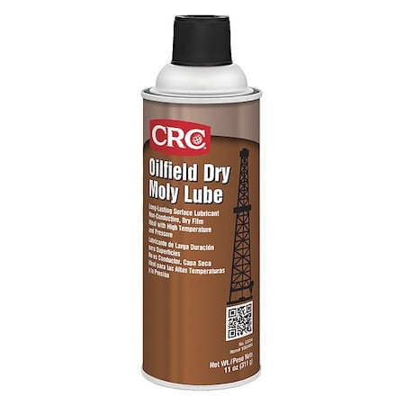 Crc 03284 Dry Film Lubricant, 16 Oz, Aerosol Can, Molybdenum, Gray