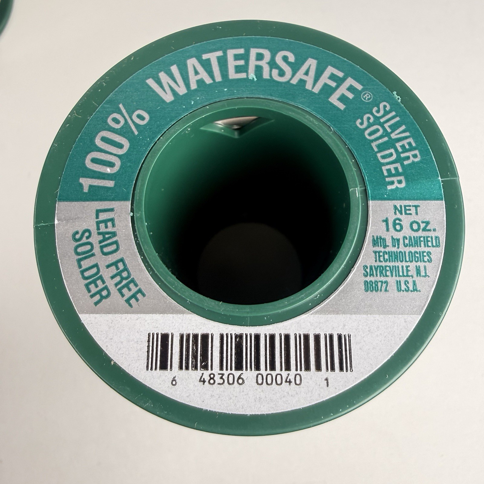 Spool Canfield 100% Watersafe Lead Free .125in Dia. Silver Solder Lot Of 3 New
