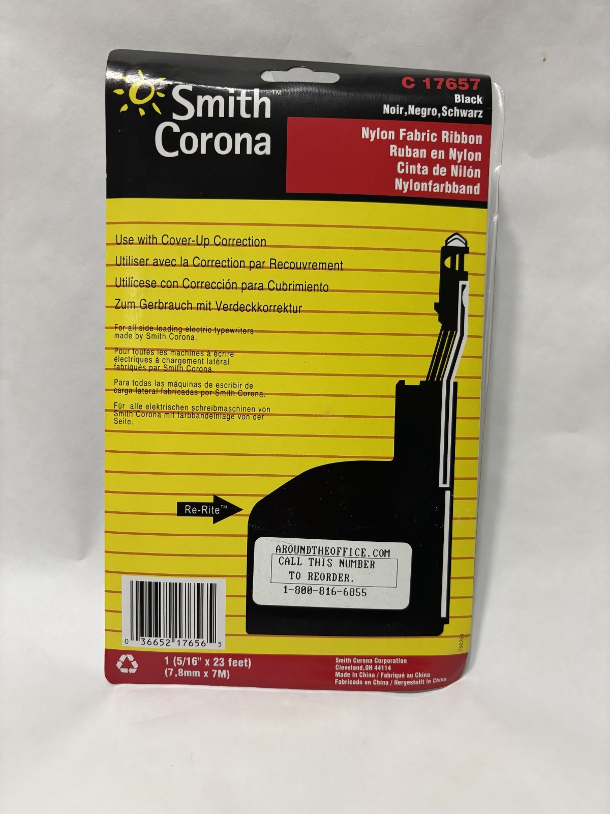 New Smith Corona Typewriter Ribbon Cartridge 17657 – C17657 Type IIA Coronamatic