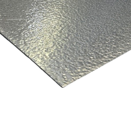 48″ x 96″ Mill Finish Aluminum Stucco Sheet .025” Thick Trailer RV- White Backer