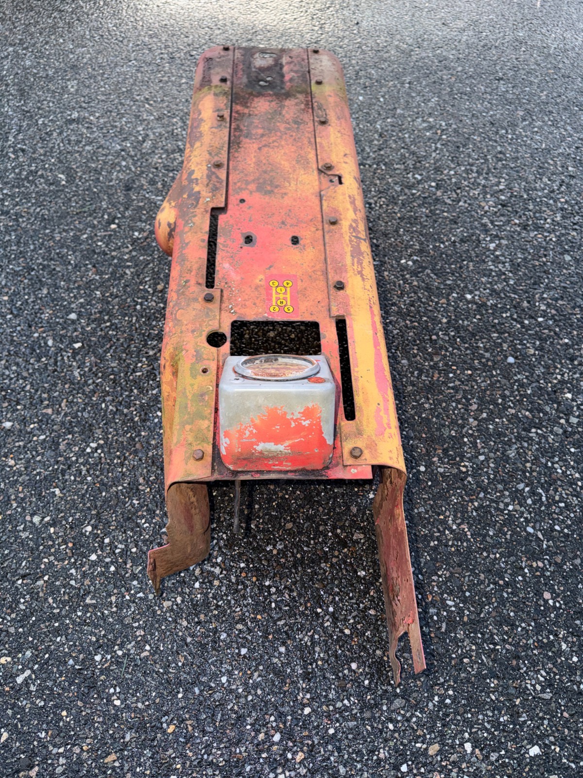 Massey Harris 333 444 Hydraulic Control Cover & Tachometer