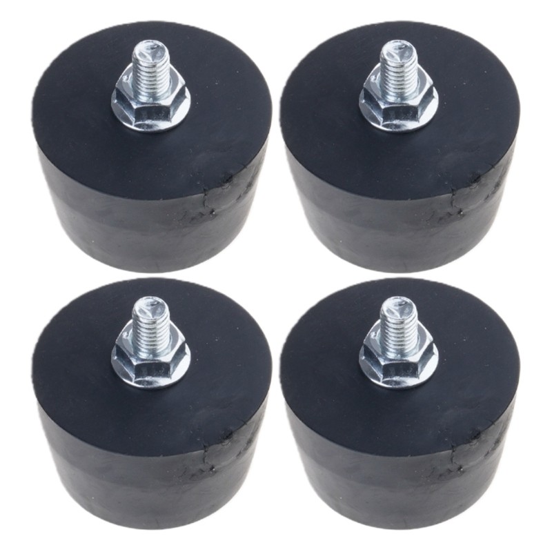 Nonslip Machine Foot Pad with Attached Screws Nut Anti Impact Vibration Control