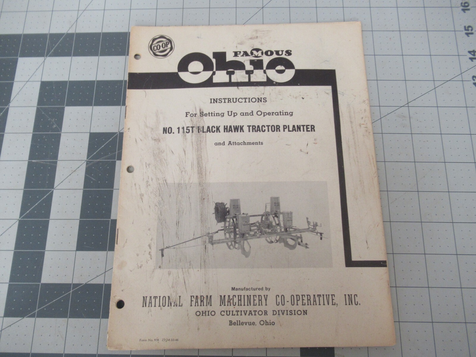 Ohio Co-op Black Hawk No. 115T Tractor Planter Manual
