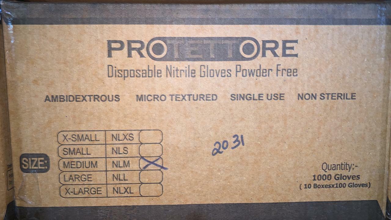 Nitrile Gloves – Latex Free & Powder Free Blue 10 to 4000 Count
