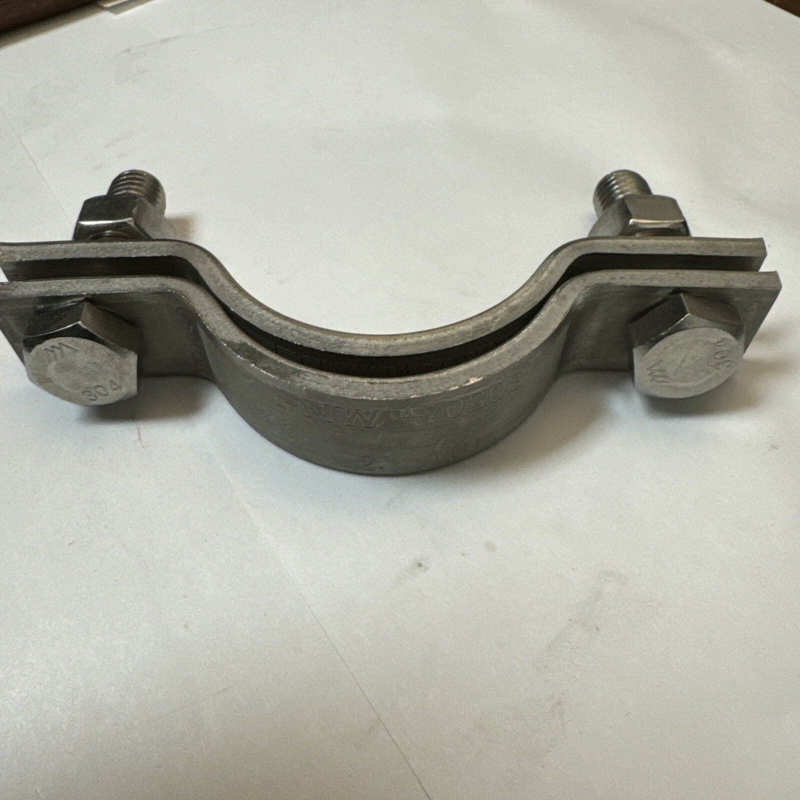 LOT OF 5 FNW 7020S 2 in. 1040 lb. 304 Stainless Steel Medium Split Pipe Clamp