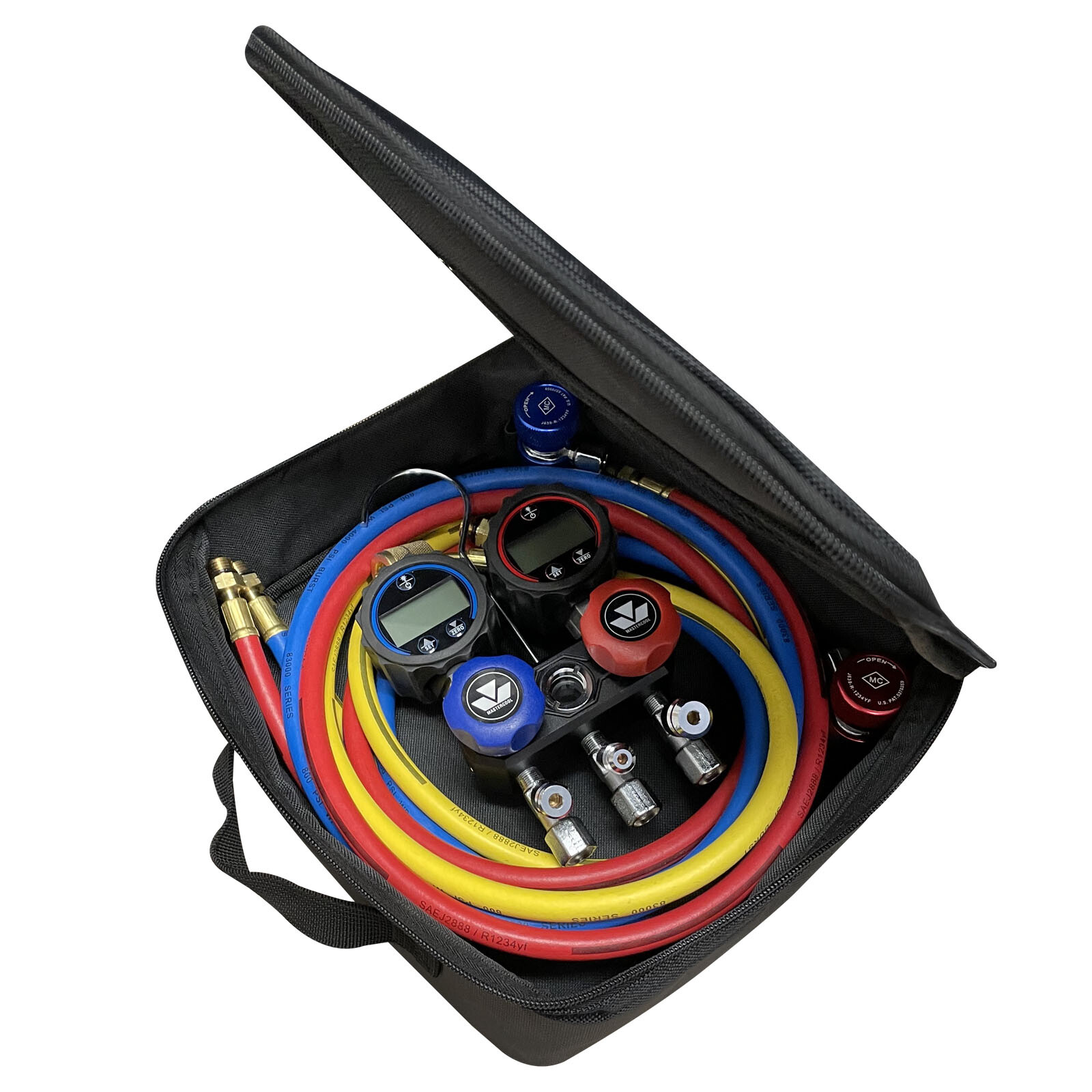 MASTERCOOL 82172 1234YF Black Series Digital Manifold NEW