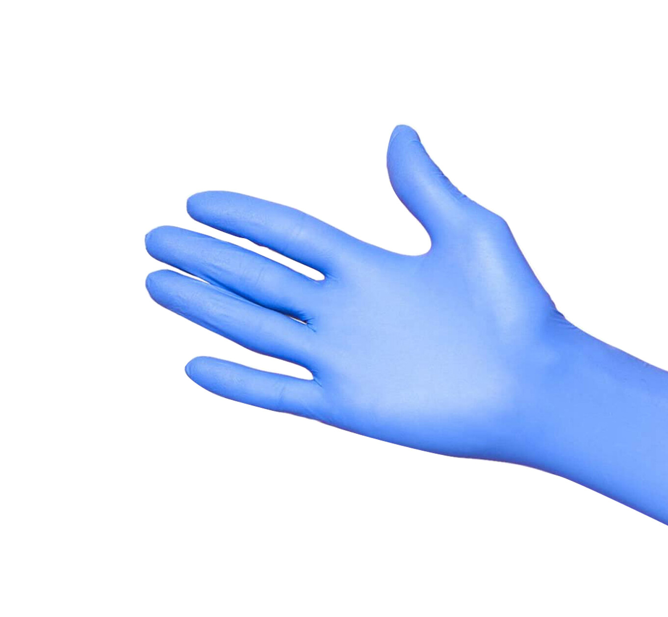Basic 1000 PCS Blue Synmax Vinyl Exam Gloves Latex-Free & Power-Free L-SIZE