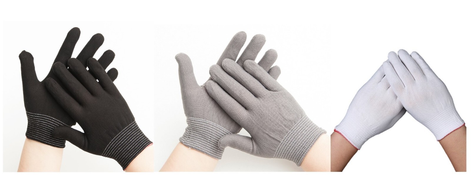 Durable String Knit Gloves General Purpose Thin Nylon Work Gloves Durable