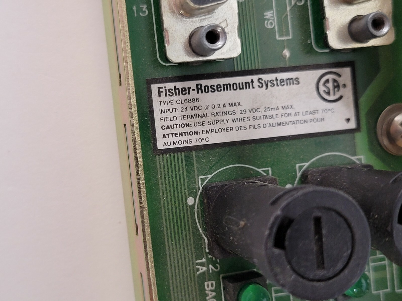 USED Fisher Rosemount CL6886X1-A1 RED.SM.DEV/AN.OUT 12P0269X012 Rev.C
