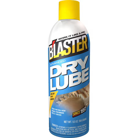 Blaster 16-Tdl Dry Film Lubricant, 9.3 Oz, Aerosol Can, Ptfe, Colorless