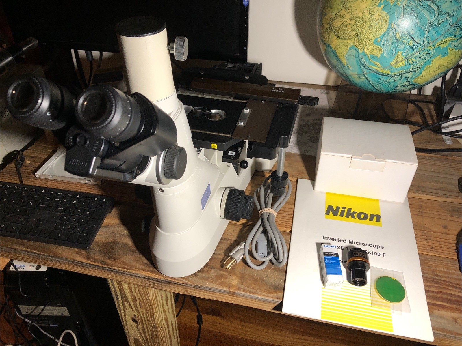 Nikon TS100 Inverted Metallurgical Microscope 5/10/20/50/100 Loaded with Camera