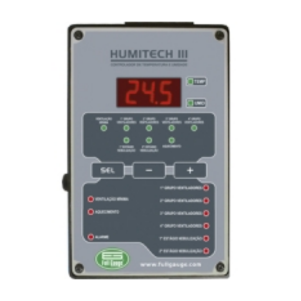 HUMITECH III | CONTROLADOR DIGITAL DE TEMPERATURA E UMIDADE